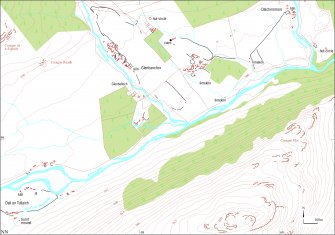 Plan of the archaeological landscape of Glen Banchor
