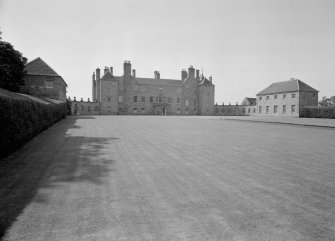 View of north front of Balcaskie House.
