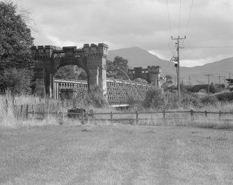 Blair Atholl, Tilt Railway Viaduct.
General view from West.