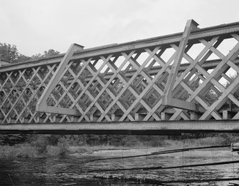 Blair Atholl, Tilt Railway Viaduct.
Detail of lattice girder.