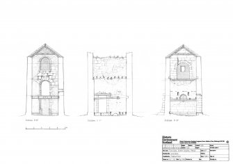 Thornton Beam Engine House; Sections B-B1, C-C1 and D-D1