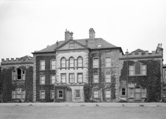 View of Fullarton House from west.