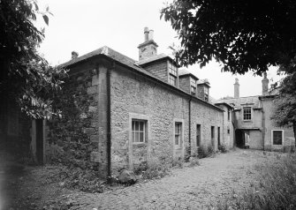 General view of outbuildings, Fullarton House.