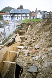 View looking S of work in progress in trench 5