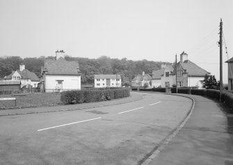 Inchinnan, Beardmore Cottages, view from SW.