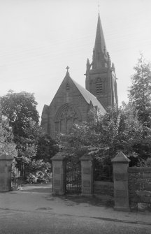 General view of All Souls Episcopal Church, Main Street, Invergowrie, from north west.