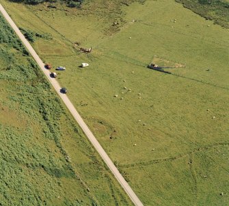 Oblique aerial view of the site at Ascoile.