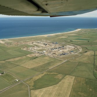 Oblique aerial photograph