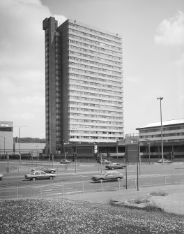 Glasgow, 843 Crow Road, Anniesland Cross.
General view from South-West.