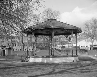 Fife. Cupar. Nicholson Park. Bandstand, view from East.