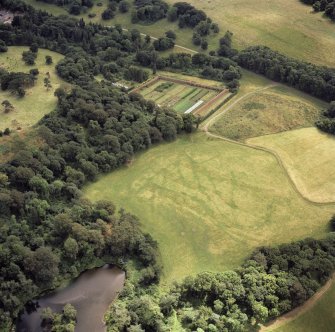 Oblique aerial view