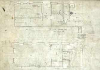 Hand-drawn floor plan, 4-5 West Park Place, Edinburgh
