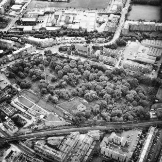 Oblique aerial view