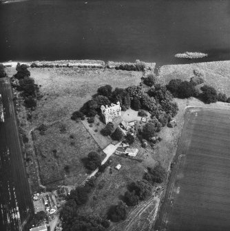 Elcho Castle.
General aerial view.