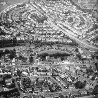 Oblique aerial view from South-West.