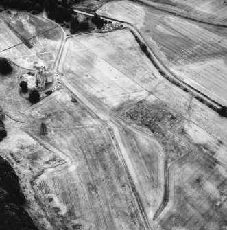 Castle Menzies.
Aerial view from South West.