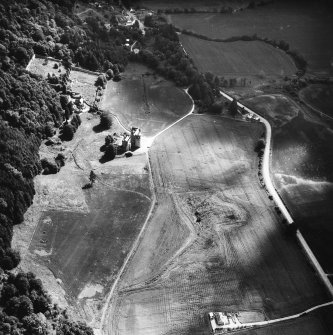 Castle Menzies.
Aerial view from South.