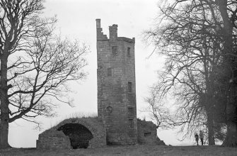 General view of the tower-house.