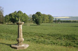 View of the sundial from the NW.