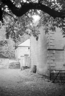 Melville Castle, Coach House (View Across entry), Lasswade Parish