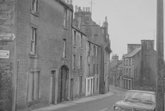 Castle Street, view towards junction with Newtown Street, Duns, Berwickshire