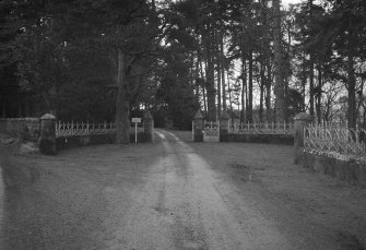 Gates and gate piers, Invercharron House, Kincardine Parish, Highlands