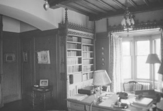 Sorn Castle, Library. Sorn, East Ayrshire