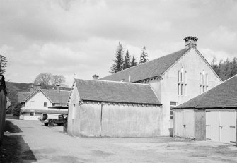 Achranich, Estate office (L) 1871 Steading (R), Highlands