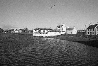 View over harbour to Main Street, Isle of Whithorn, Dumfries and Galloway