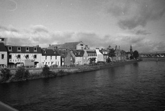 View of Huntly Street from Ness Bridge, Inverness, Highland
