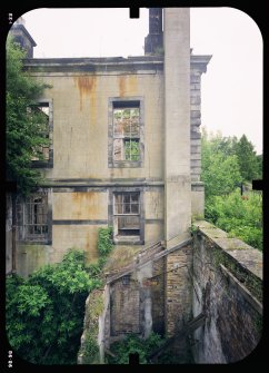 View from SE showing remains of pavilion, Mavisbank House.