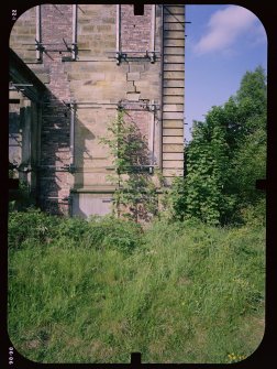 View from SW showing stabilised remains of main block, Mavisbank House.