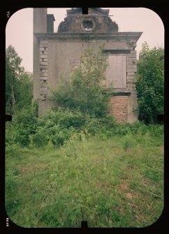 View from NE showing remains of pavilion, Mavisbank House.