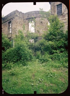 View from SW showing remains of quadrant screen wall, Mavisbank House.