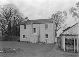 General view of rear of Old Kirkhouse, Cheapside Street, Eaglesham, from south west.