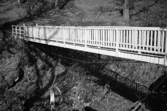 Raehills footbridge at Wallaces Loup, Johnstone parish, Annandale and Eskdale, Dumfries and Galloway