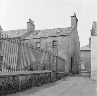 General view of rear of 16 High Shore, Banff.