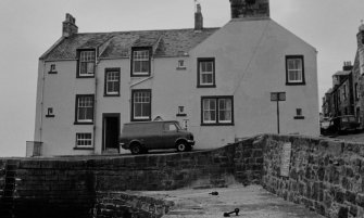 81, 83 George Street, & Harbour House, Cellardyke -from E, N E Fife, Fife