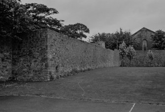 Johnston Lodge, Back Dykes, garden walls, Anstruther Easter parish, Fife