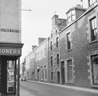 General view of 4, 6 and 10 South Castle Street, Banff.