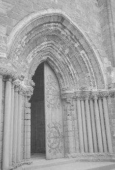 West door, St Magnus Cathedral, Kirkwall, Orkney 