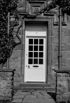 13, 15 Marketgate- doorpiece, N. E. Fife, Fife