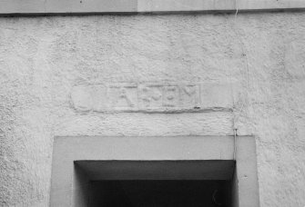 48, 52 High Street- inset panel, N. E Fife, Fife