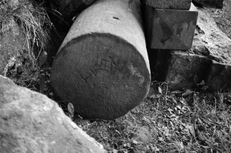 Parish Church : Column & Masons Mark, Dalton, A & E, D & Gall