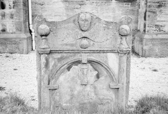Stone to Ann Miller 1758 in Former West Kilbride & Barony Church Yard, West Kilbride Parish, Cunninghame
