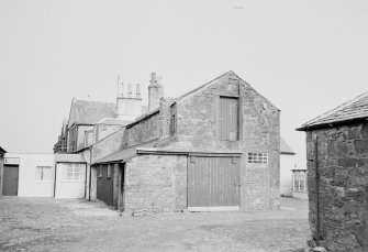West and Castle Cottage (group from South), Portencross, West Kilbride Parish, Cunninghame
