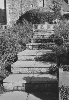 Steps leading to Castle of St John, Stranraer, Dumfries and Galloway