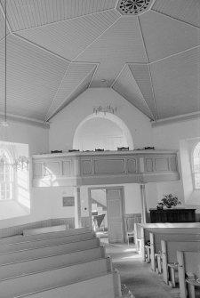 Interior, showing gallery, Kilmorich Parish Church, Cairndow, Lochgoilhead and Kilmorlich, Argyll & Bute 