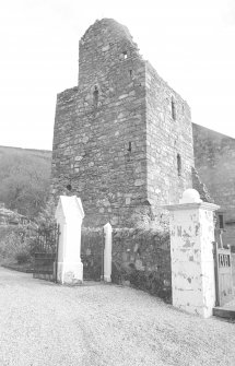 Remains of tower from St Munn's collegiate church, St Munn's Church, Dunoon and Kilmun, Argyll & Bute 