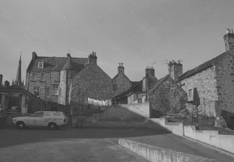 Rear Elevations, 124, 124A and 118, High Street, Forres